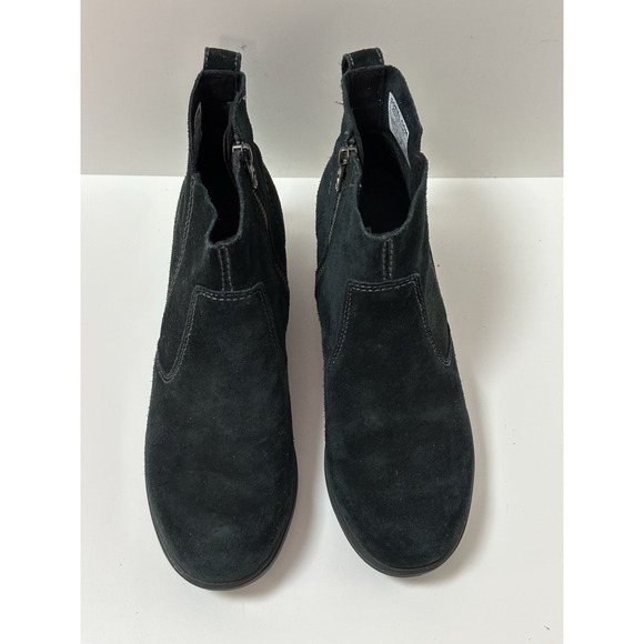 Sorel Women's Evie Bootie Waterproof Side‎ Zipper Suede Boots Black Size 7 - Picture 4 of 7